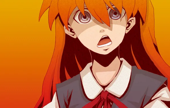 Girl, background, anime, art, neon genesis evangelion, evangelion, asuka, nge