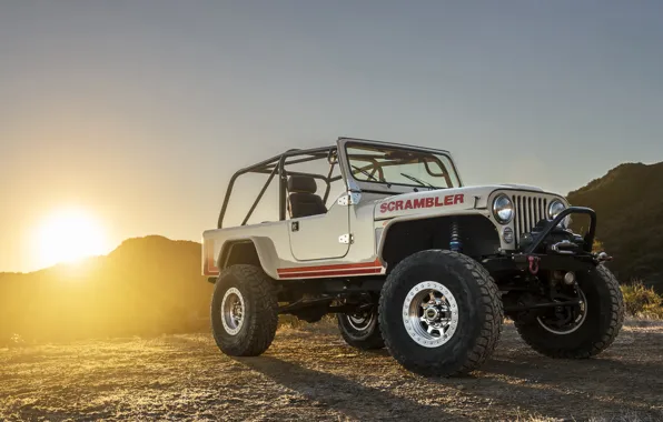 Picture jeep, SUV, Jeep, Scrambler, CJ-8