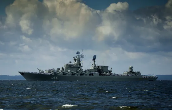 Picture cruiser, rocket, the project 1164, Marshal Ustinov
