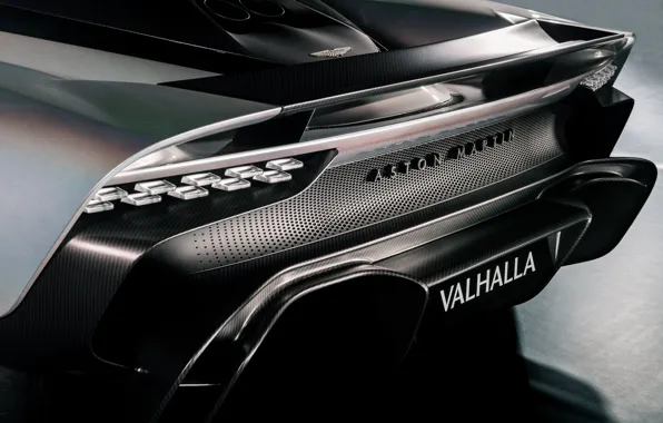 Picture Aston Martin, close up, Valhalla, Aston Martin Valhalla, rear wing