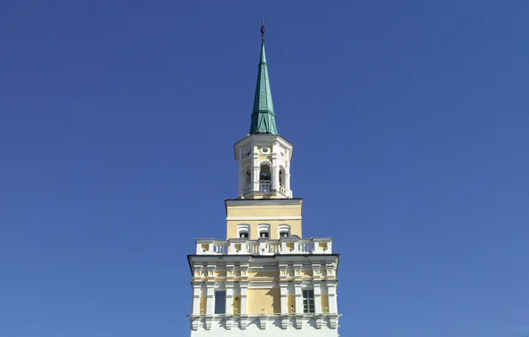 The sky, the building, tower