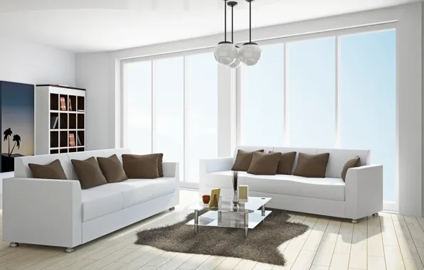 Furniture, pillow, window, sofas, living room, interr