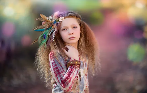 Colorful, model, child, berkley claybourne