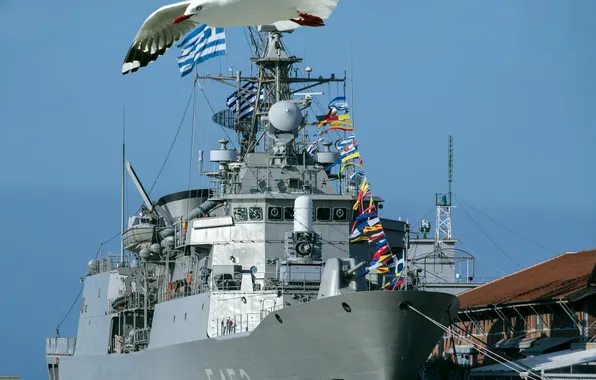 Frigate, The Greek Navy, F 452, Gydra