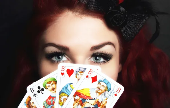 Card, girl, the fortune teller