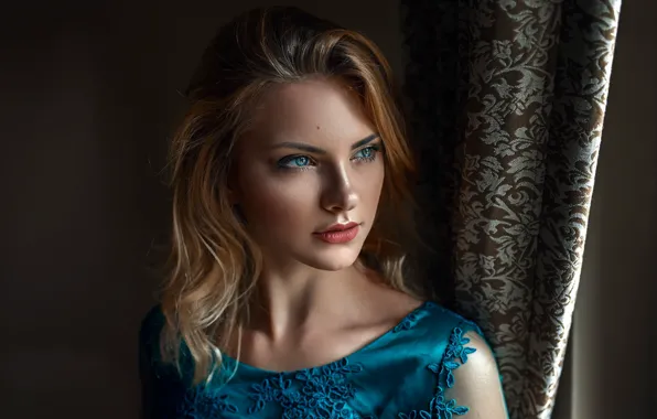 Girl, portrait, Poland, Carla Sonre, Damian Feather