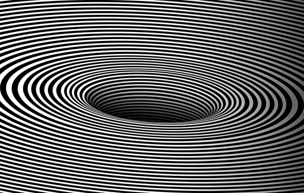Picture Line, Background, Funnel, Illusion, Optical illusion, Cheating, Illusion