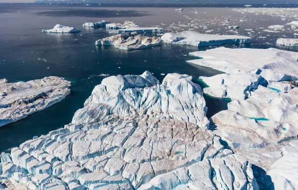 Ice, winter, sea, water, snow, ice, glacier, iceberg