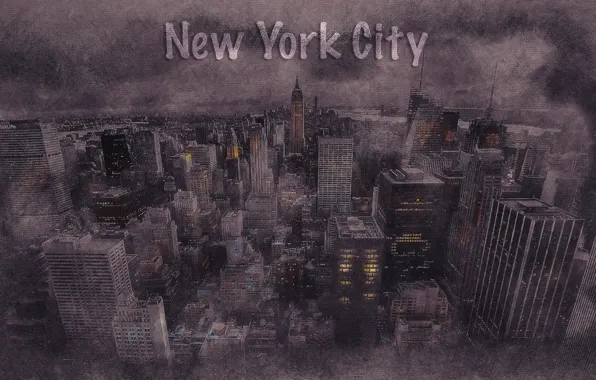 The city, art, New York