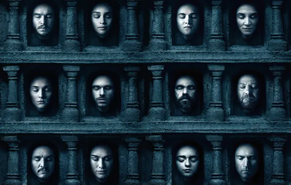 Picture poster, Game of Thrones, Game of thrones, the sixth season, On-off, waiting for