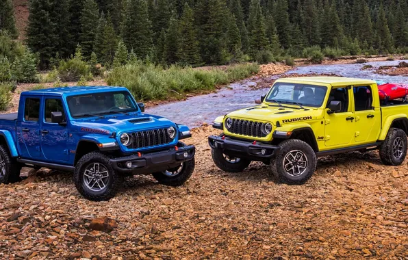 Car, Gladiator, Jeep, pickup truck, Jeep Gladiator, mid-size