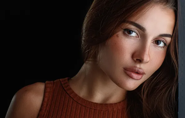 Look, portrait, Karina, Sergey Sorokin