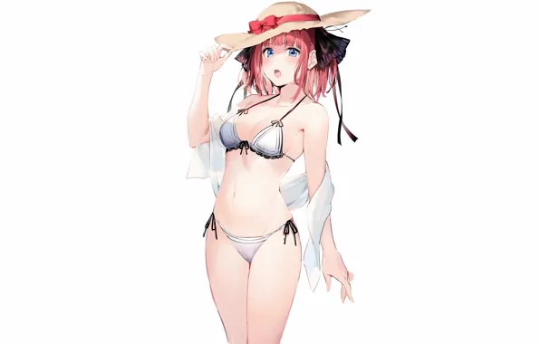 Picture girl, sexy, cleavage, boobs, anime, beautiful, short hair, pretty