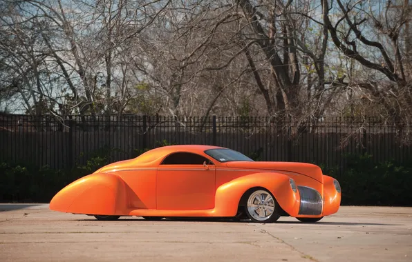 Picture Lincoln, Street, Rod, 1939, Zephyr