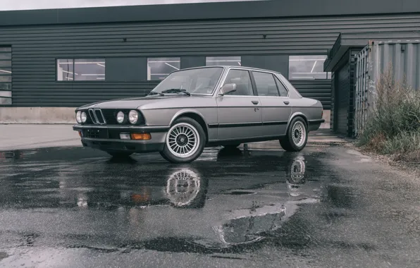 Picture BMW, grey, E28, BMW M5