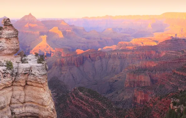 Nature, Mountains, Panorama, Rock, USA, Grand Canyon Park
