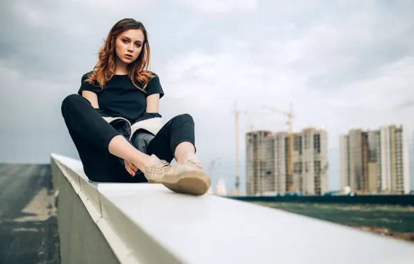 Look, pose, model, portrait, home, makeup, Mike, jacket