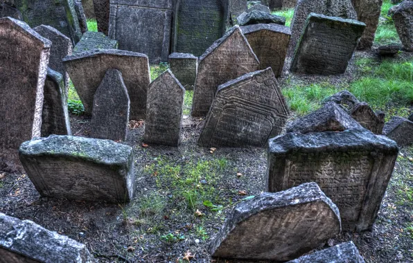 Picture life, cemetery, tombstones