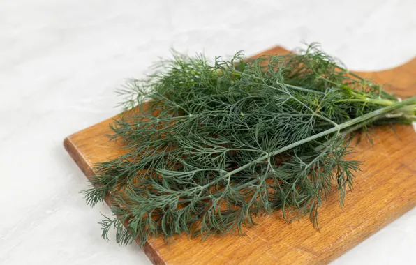 Picture table, dill, cutting Board