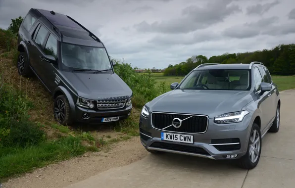 Volvo, Land Rover, Discovery, XC90, Volvo, discovery, land Rover, 2015