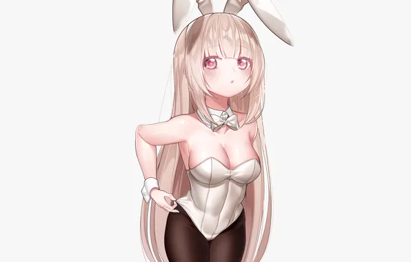Girl, sexy, cleavage, long hair, boobs, anime, beautiful, pretty