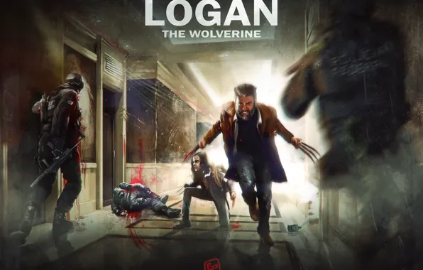 Wolverine, Hugh Jackman, X-Men, Logan, Marvel Comics, Movie, X-23, by Julius Perez