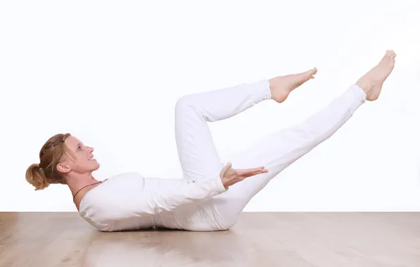 Pose, workout, yoga, abs