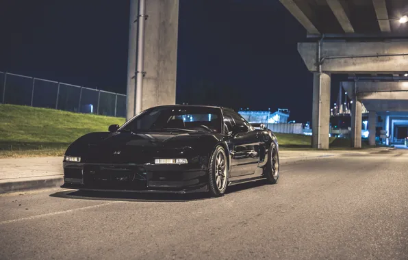 Picture Honda, Black, Night, NSX