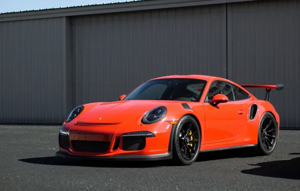 Porsche, Orange, GT3RS, 991