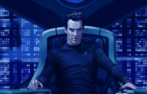 Art, Benedict Cumberbatch, Benedict Cumberbatch, Star Trek Into Darkness, by andromedadualitas