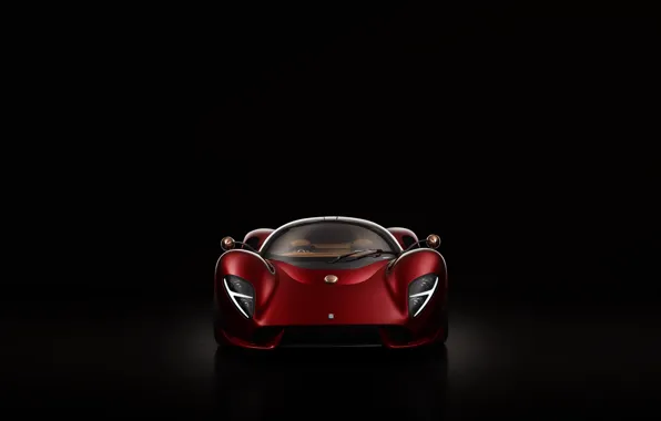 Supercar, front view, De Tomaso, 2019, P72