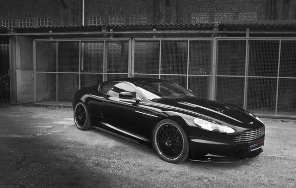 Black, Aston Martin, DBS, Aston Martin, black