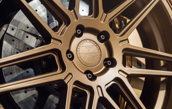 Macro, disk, car, BMW M4