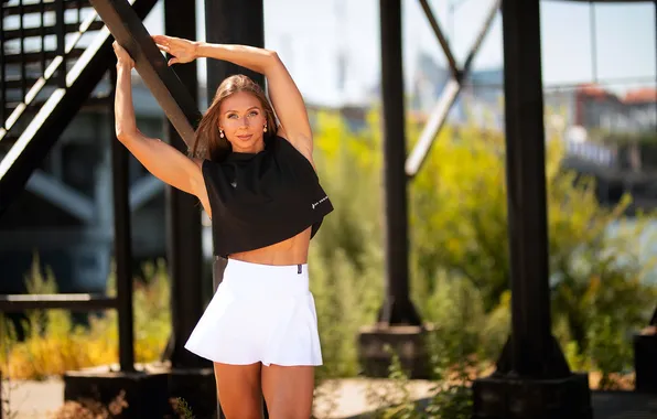 Girl, sweetheart, model, Wallpaper, brown hair, beautiful, Skirt, Sexy