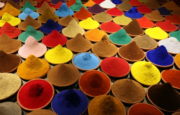 Holiday, paint, India, dish, powder
