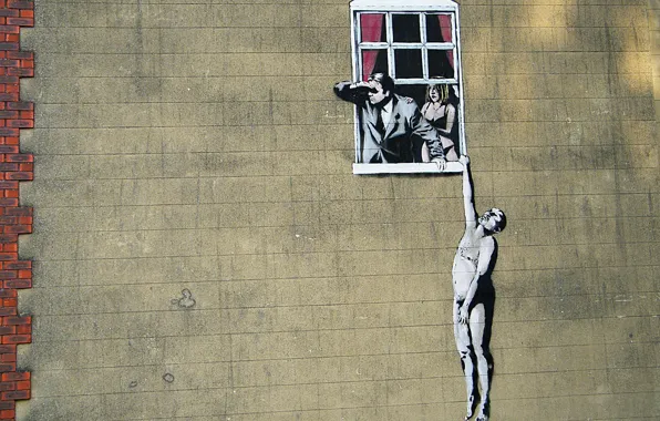 Picture the situation, graffiti, banksy