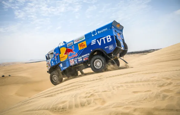 Sand, Desert, Machine, Truck, Race, Master, Russia, Kamaz