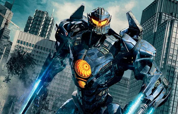 Picture robot, science fiction, Pacific Rim, movies, Uprising, Jaegers