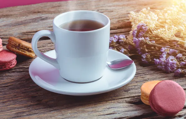 Cakes, pasta, Tea