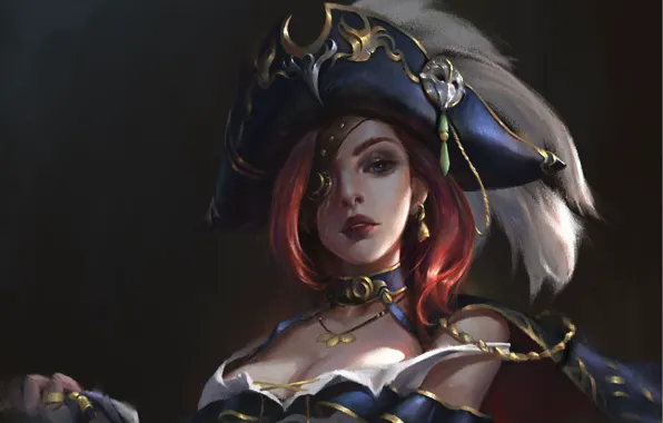 Picture look, art, League of Legends, Miss Fortune