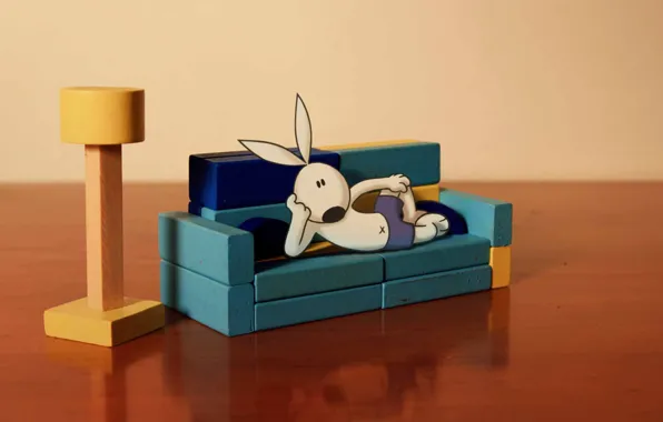 Rabbit, dog, Cartoon, Kungfu Bunny