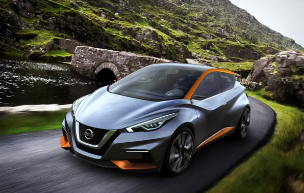 Concept, the concept, Nissan, Nissan, hatchback, city, 2015, Sway