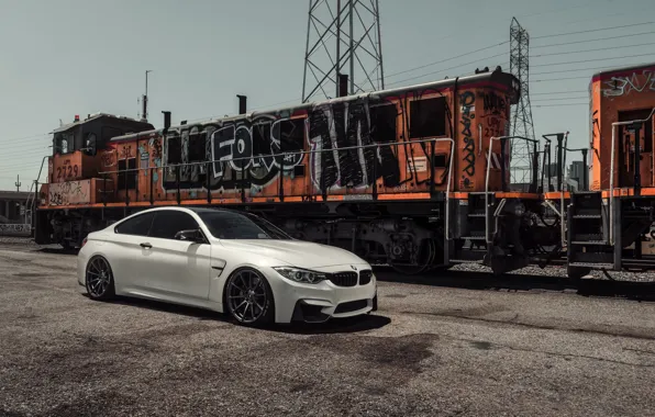 BMW, White, Train, F82