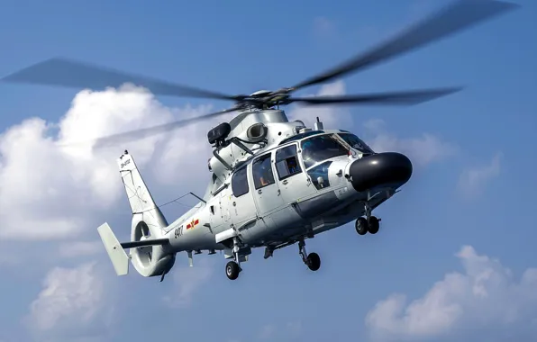 Sky, helicopter, antisubmarine, Chinese Navy, Z-9D