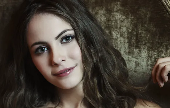 Picture girl, face, smile, makeup, brunette, beautiful, Willa Holland