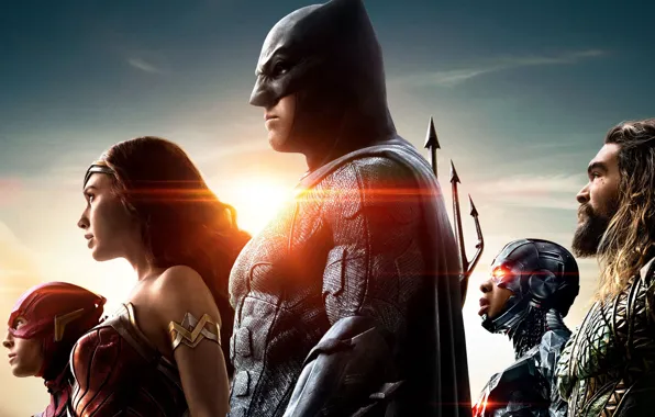 Picture Wonder Woman, Batman, Movie, Cyborg, Flash, Aquaman, Justice League, Justice League