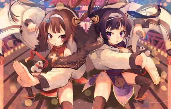Girls, anime, art, azur lane
