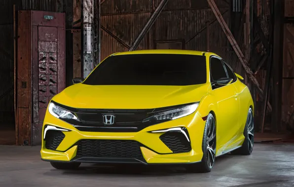 Coupe, Honda, 2015, Civic Concept, Board