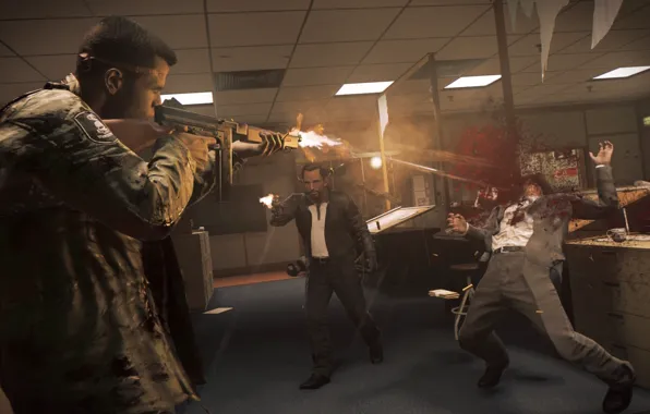 Weapons, blood, game, shootout, 2016, Mafia III, Mafia 3