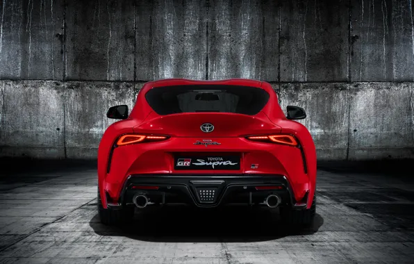 Toyota, rear view, Supra, 2019, Toyota GR Above, GR Above